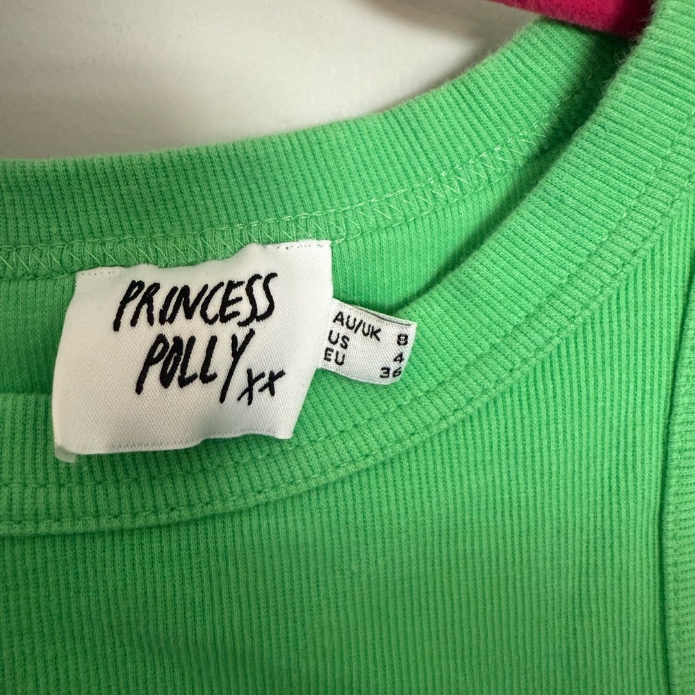 Princess Polly Green Tank Top - Picture 2 of 3